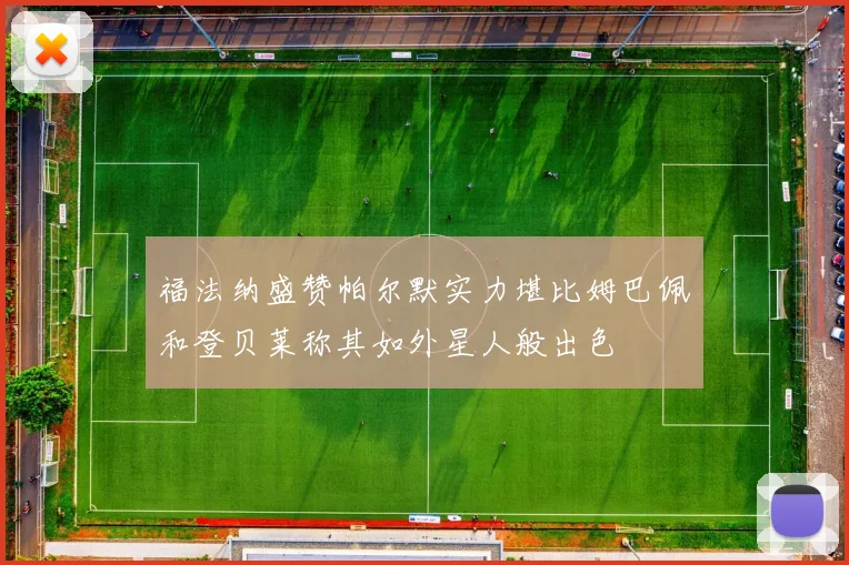 福法纳盛赞帕尔默实力堪比姆巴佩和登贝莱称其如外星人般出色