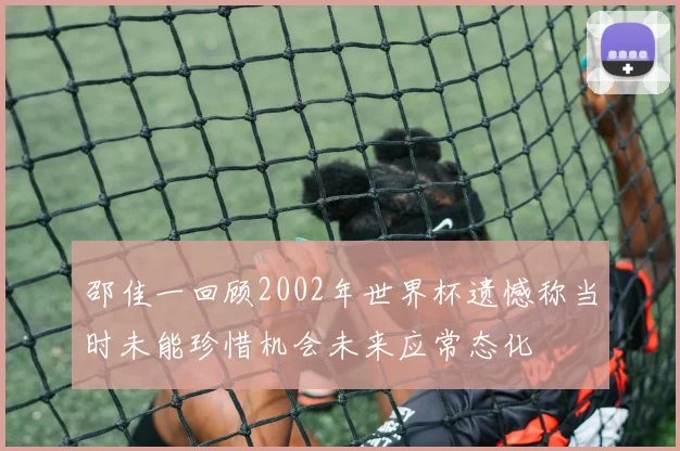 邵佳一回顾2002年世界杯遗憾称当时未能珍惜机会未来应常态化